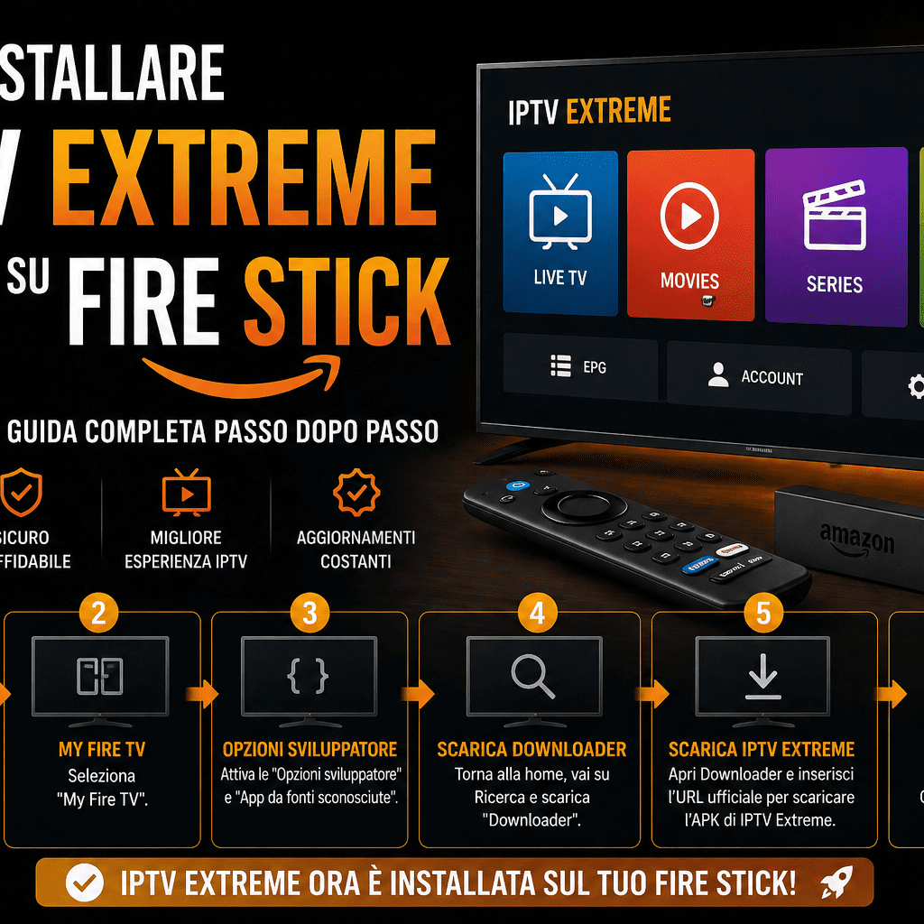 come installare iptv extreme su fire stick