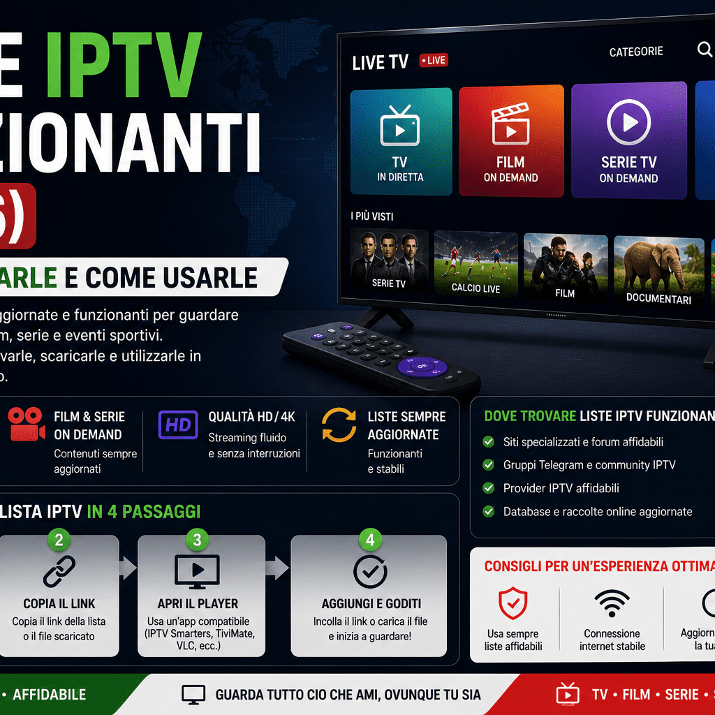 liste iptv funzionanti​