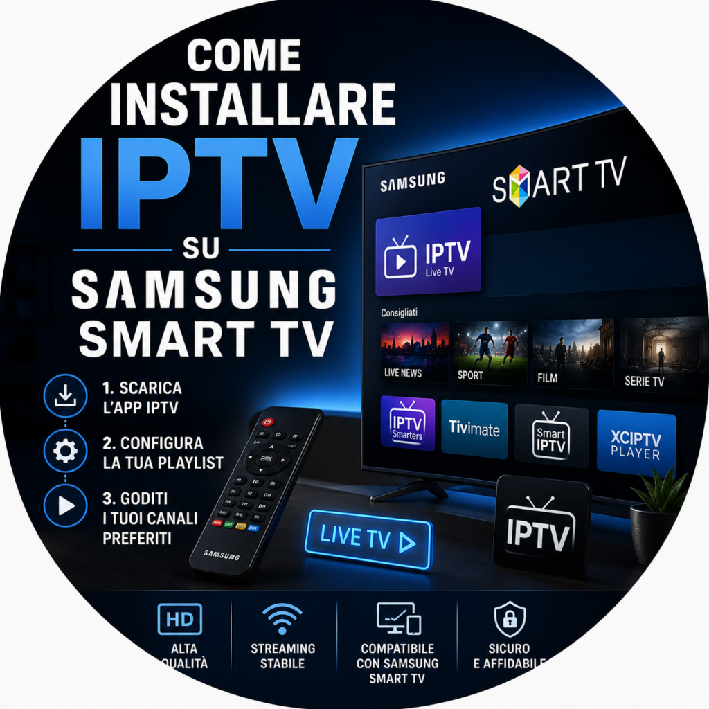 Come Installare IPTV su Samsung Smart TV – Guida Completa 2026